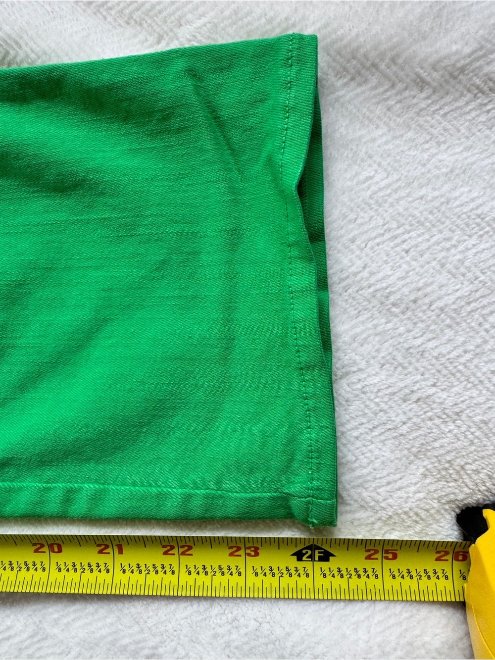 L'AGENCE Alexia High-Rise Straight Leg Jeans in Grass Green Size 28 - Picture 4 of 7